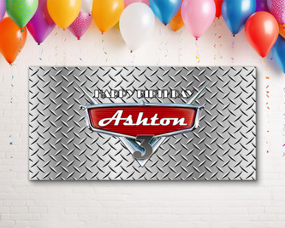 Disney Cars Inspired Custom Birthday Banner