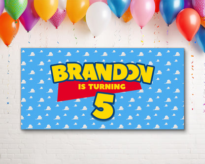 Toy Story Personalized Birthday Banner